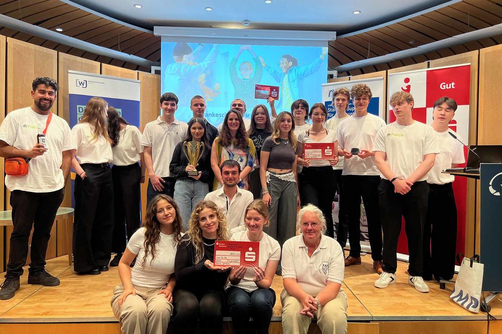 Beim Funpreneur-Wettbewerbs erleben Studierende Gründungslehre ganz praktisch: Das Team CupGuard belegte 2025 den ersten Platz.