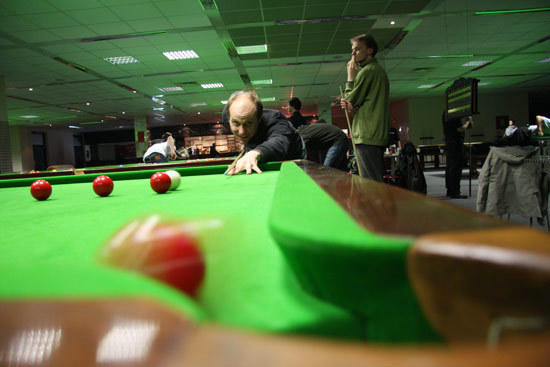 Versenkt: die rote Kugel bringt einen Punkt