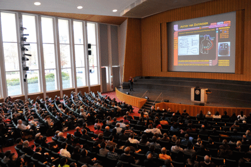 Nicht nur Studierende der Freien Universität und Beuth Hochschule für Technik, sondern auch Gäste von vielen weiteren Berliner und Brandenburger Universitäten, Fachhochschulen und Oberstufen waren zahlreich erschienen.