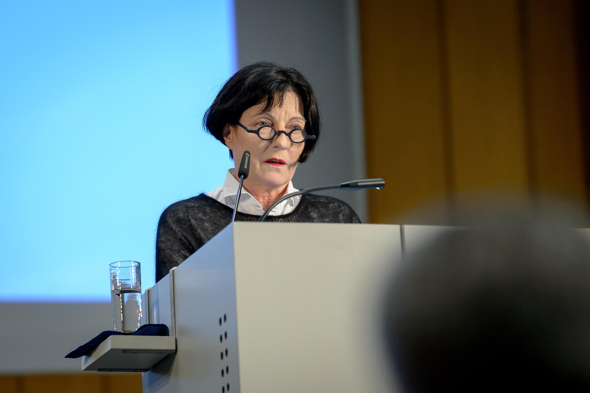 Literaturnobelpreisträgerin Herta Müller hielt die Festrede bei der Jubiläumsveranstaltung: „Freiheit steht nicht still“.