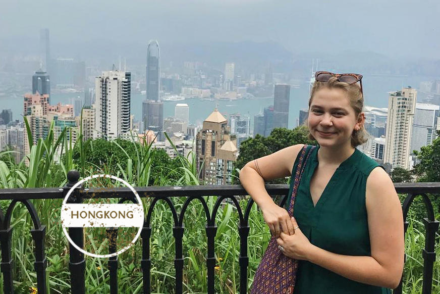 Gute Aussichten: Marie Funke wird ein Jahr in Hongkong verbringen.