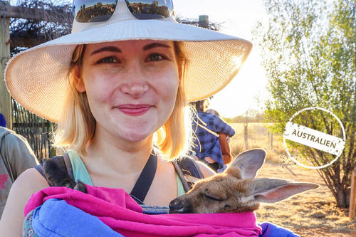Down under mit Känguruh: Jennifer Gaschler berichtet für campus.leben aus Australien.