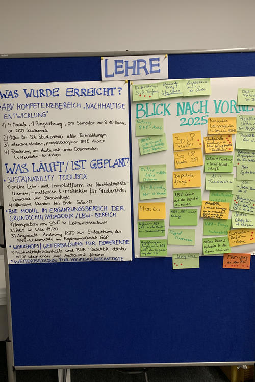 Ein neuer Steuerungskreis hat seine Arbeit zu den Themen Nachhaltigkeit und Energie aufgenommen: Auch in der Lehre sollen die Aktivitäten zu diesen Themen verstärkt werden.