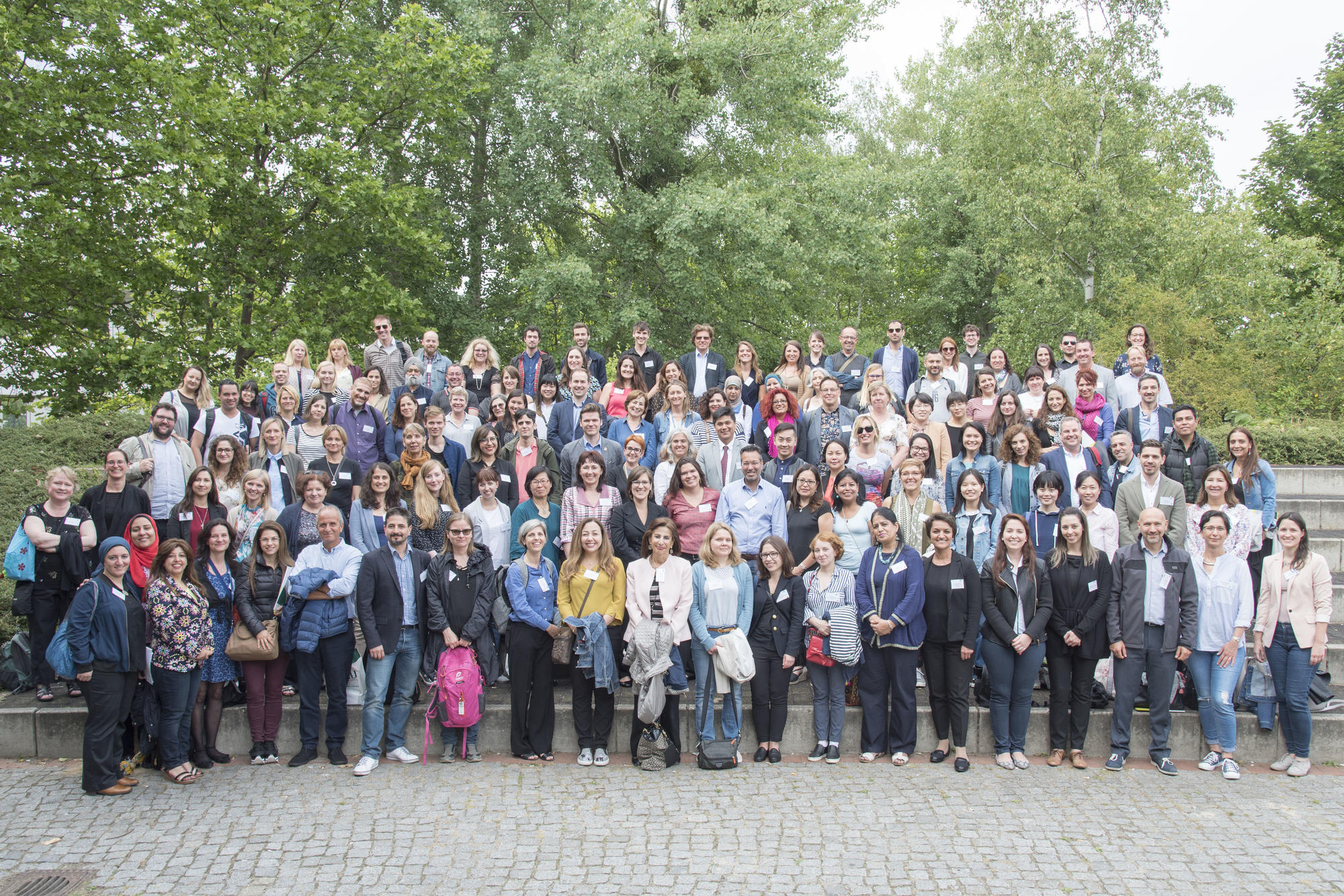 2018 trafen sich die Teilnehmerinnen und Teilnehmer der „International Staff Week“, die immer zeitgleich zur International Week stattfindet, auf dem Campus in Dahlem. In diesem Jahr wird beides digital veranstaltet.