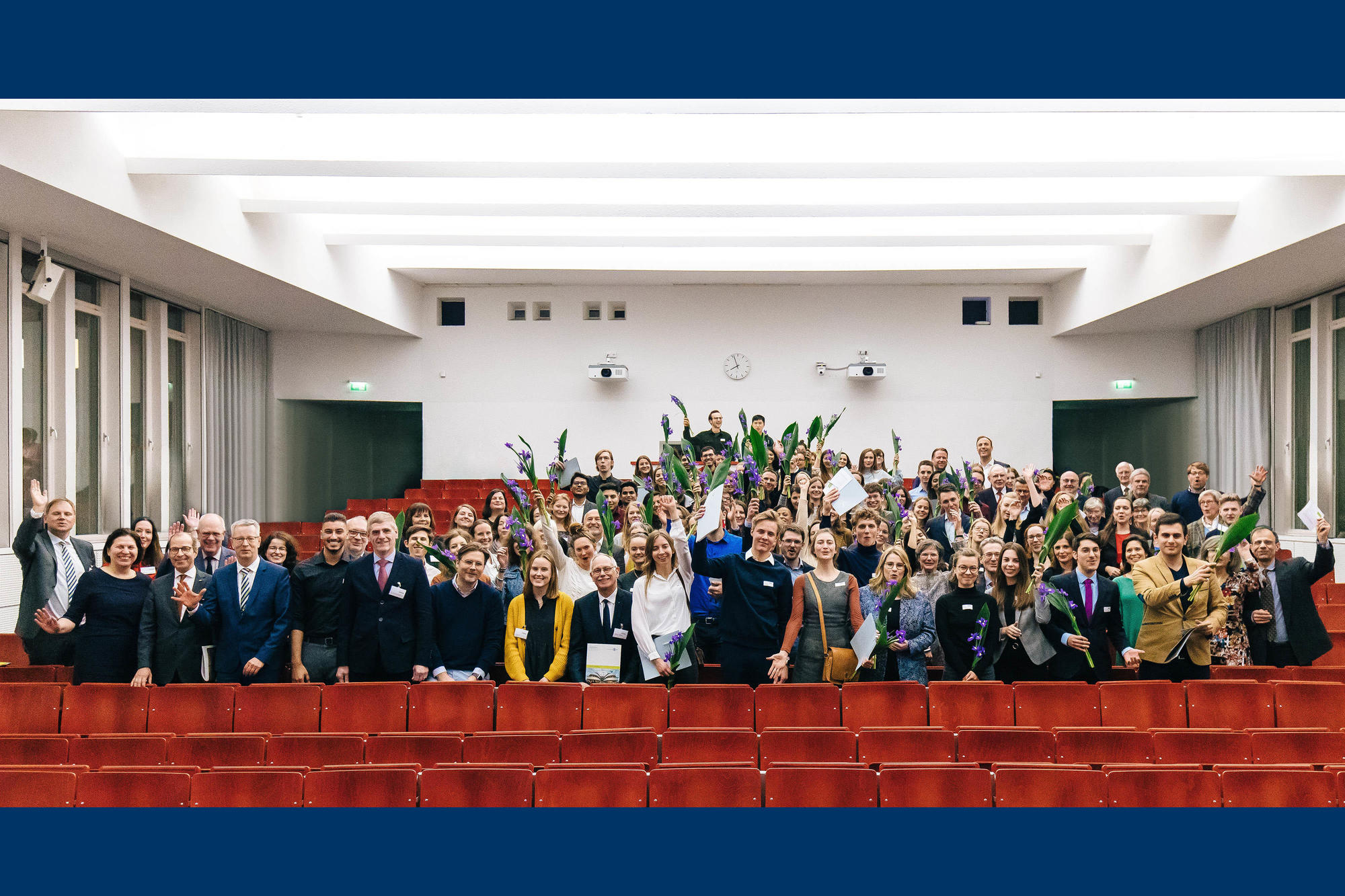 Die jährliche Feier der Deutschlandstipendien (hier im Januar 2020) musste coronabedingt in diesem Jahr zwar leider abgesagt werden, die Zahl der Stipendien an der Freien Universität jedoch konnte während der Pandemie noch deutlich gesteigert werden.