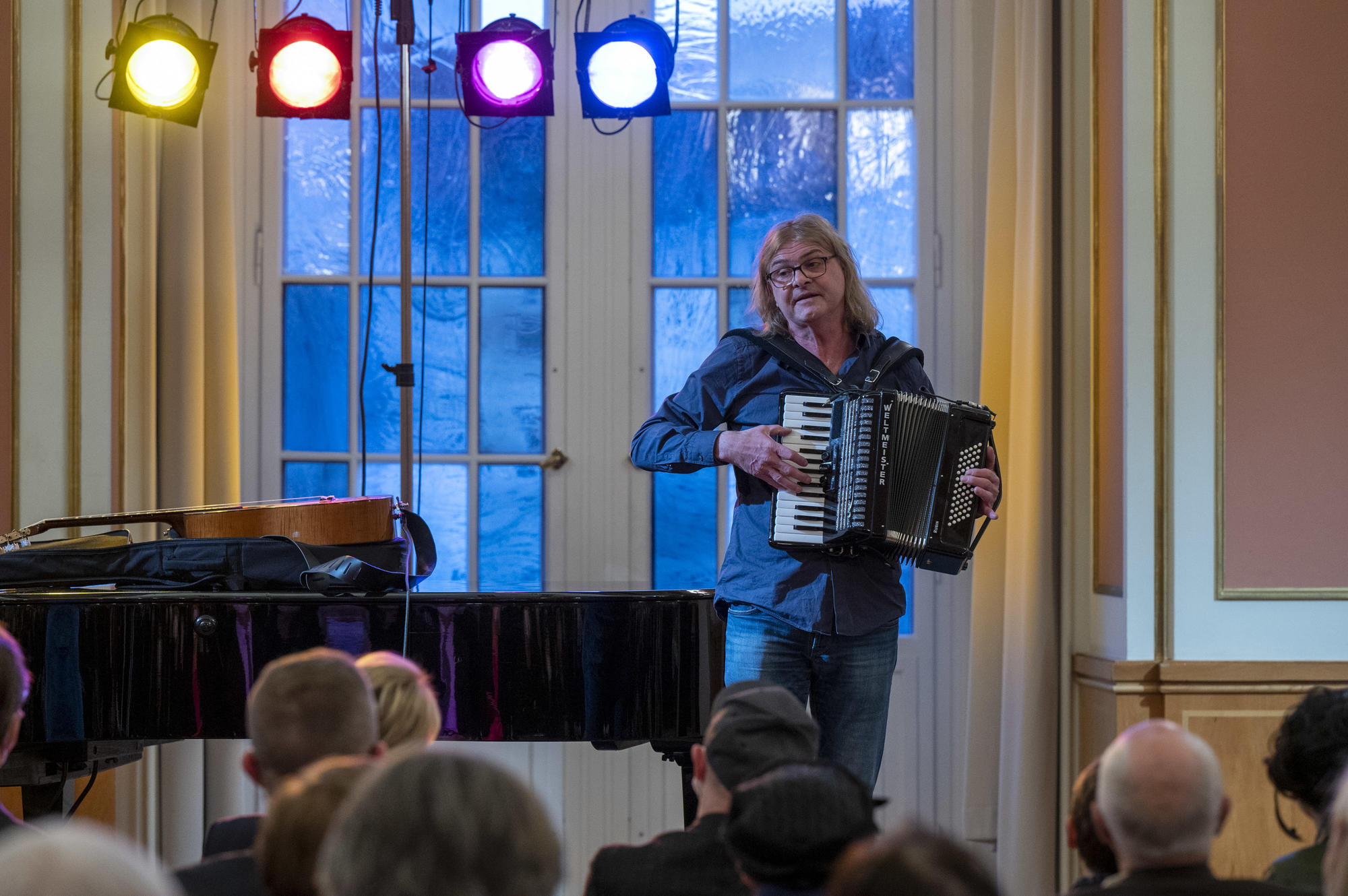Freund und Bühnenpartner: Wenzel aus dem Clownsduo Wenzel & Mensching. Unter dem Namen traten der Musiker Eckardt Wenzel und der Autor Steffen Mensching in den 1980er-Jahren auf.