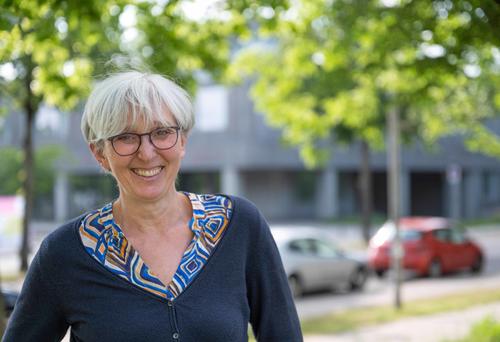 Martina Sick nutzt fast täglich das Rad – selbst für die lange Strecke vom Norden Berlins nach Dahlem.