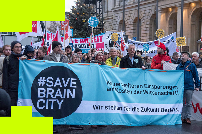 Keine Einsparungen auf Kosten der Wissenschaft – das forderten Hochschulen und wissenschaftliche Einrichtungen.