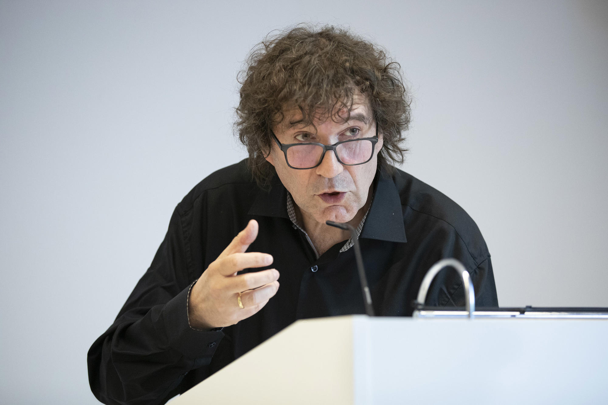 Oswald Egger hielt die siebte Siegfried Unseld Vorlesung an der Freien Universität Berlin.