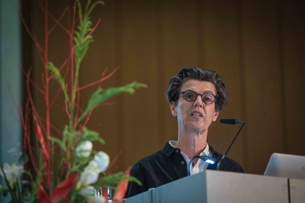 Carolin Emcke: Wissenschaft und Forschung „sind nicht Luxus, sondern Kernaufgabe. Sie sind kein Sahnehäubchen, sondern Schwarzbrot“.