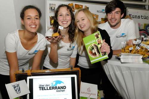 Sieger im Funpreneur-Wettbewerb: (v.l.n.r.) Bontu Guschke, Ninon Demuth, Carolin Strehmel und Gerrit Kürschner.