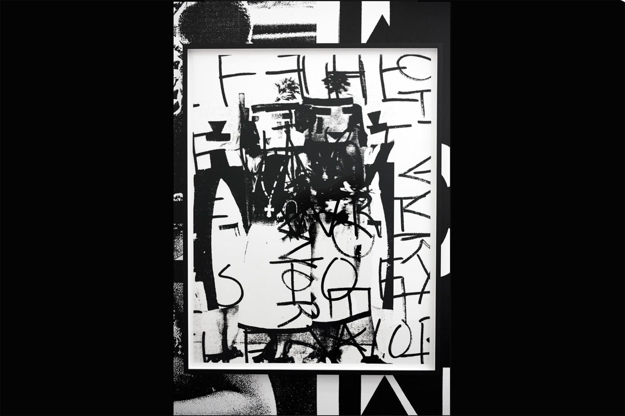 „Dada Dancers (large study)“, ein Werk von Adam Pendleton aus dem Jahr 2017, ist ein zeitgenössisches Beispiel des Dadaismus.