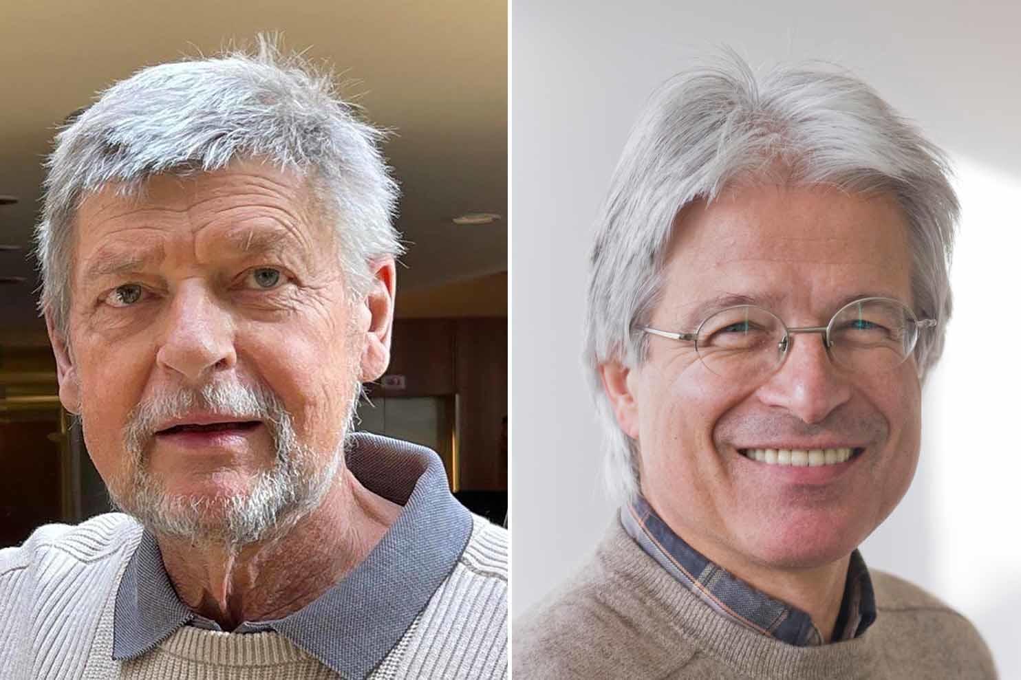 Prof. Dr. Klaus Schroeder (l.) leitete den Forschungsverbund SED-Staat, der 2024 auslief. Dr. Jochen Staadt war im Forschungsverbund Projektleiter.