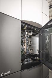 Das "Titan Krios G3i" von Thermo Fisher Scientific ist ein State of the Art 300-kV-Transmissionselektronenmikroskop für die Analyse von vitrifizierten, hydratisierten Proben.