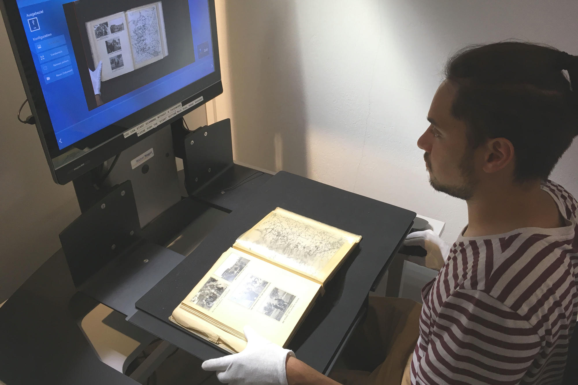 Die Dokumente wurden gescannt, erfasst und erforscht.