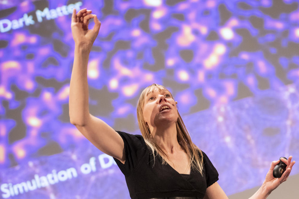 Catherine Heymans is following in the footsteps of Albert Einstein.