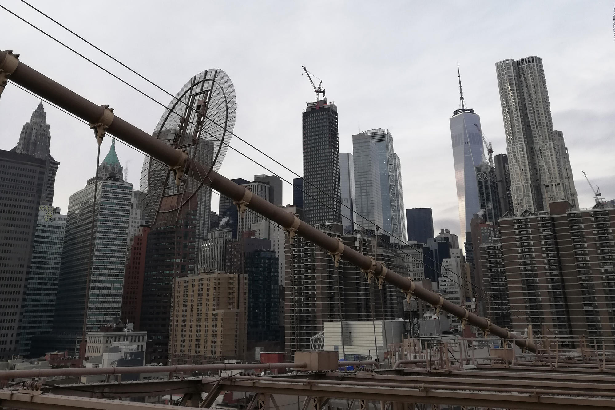 A city with many facets: View of the Manhattan skyline.