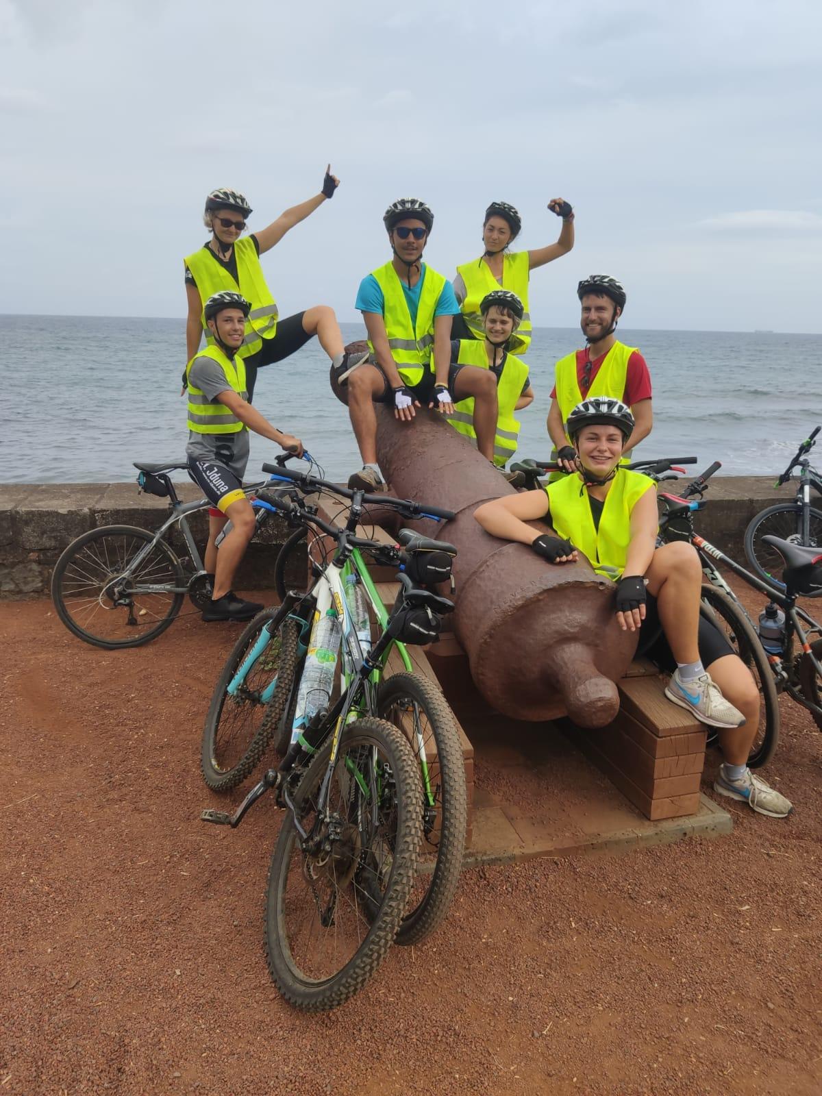 The best way to explore the island is by bike.