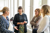 From left to right: Nadine Burda-Martin, Merle Büter, Angela Streckenbach, Gerke Schlickmann-Ringswandl