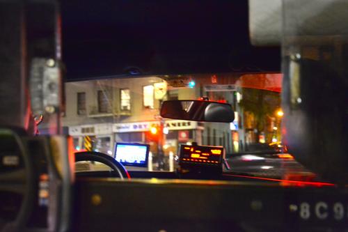 Taxis are everywhere in New York. Did Louis Potthoff want to go for a spin, too? Of course!