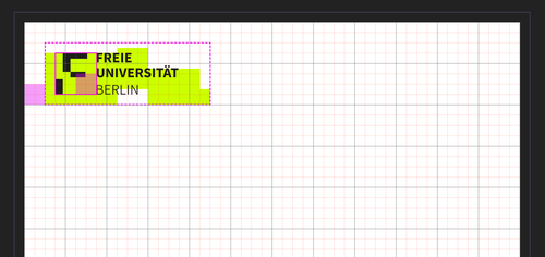 Positioning the logo
