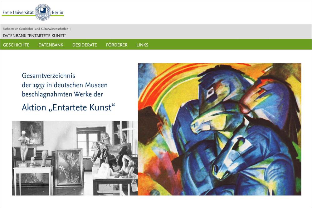 Forschungsstelle „Entartete Kunst“