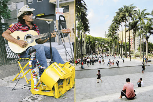 Passanten und Obdachlose, Straßenverkäufer, -künstler, und -prediger: Die Menschen in der Megacity São Paulo beschäftigen die brasilianische Stadtsoziologin Fraya Frehse.