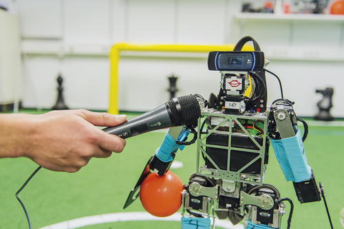 Stand im Interview Rede und Antwort: Ada, Stürmer-Star der FUmanoids.