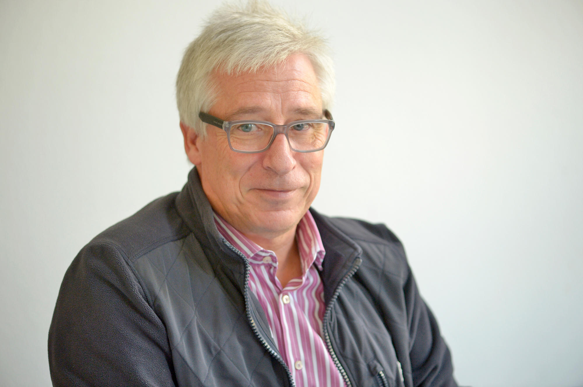 Gerald Gabriel tauschte für zwei Monate das Auto gegen ein Elektrorad.