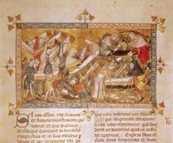 Beerdigung von Pestopfern