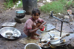 Menschen ohne Trinkwasserzugang