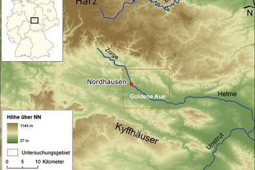Das Untersuchungsgebiet am Südrand des Harzes zog schon vor mehreren Jahrtausenden Menschen an. Die fruchtbaren Böden begünstigten den Ackerbau.