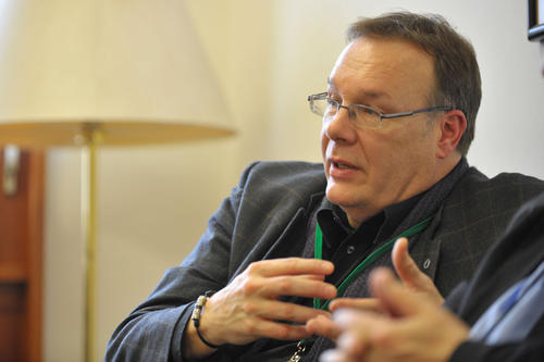 Tilman Rost, Professor für Physische Geografie an der Freien Universität: " Der nachhaltige Umgang mit Wasser ist auch eine Frage der Bewusstseindsänderung. Bisher war Wasser immer selbstverständlich verfügbar."