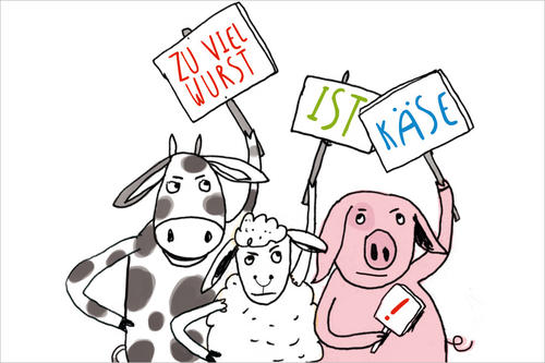 "Zu viel Wurst ist Käse -Wie Du mit Köpfchen die Welt retten kannst“ lautet der Titel eines Buches zum Thema Nachhaltigkeit.