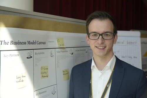 Auf den Beruf vorbereitet: Marcel Kaiser erhielt Impulse von seinem Förderer.