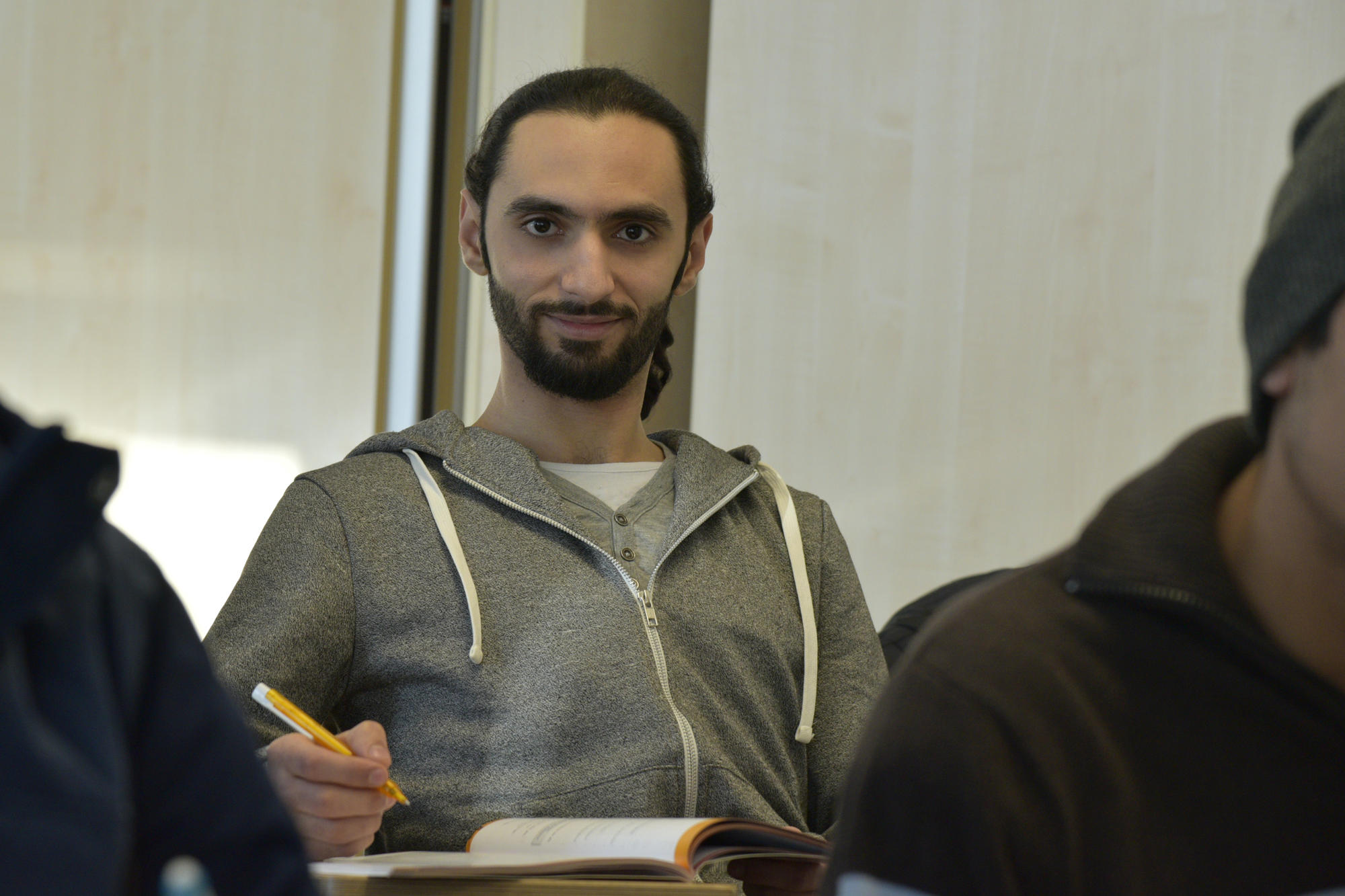 Gar nicht sprachlos: Muhammed möchte Englischlehrer werden.