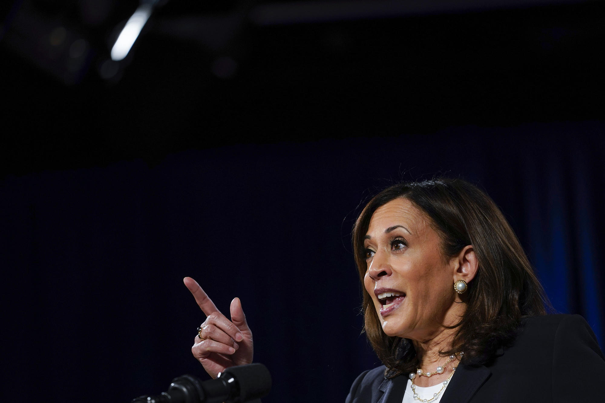 Wahlentscheidend? Die Nominierung von Kamala Harris als Vizepräsidentin soll den Demokraten Stimmen von Frauen und aus der asiatisch-stämmigen und schwarzen Wählerschaft sichern.