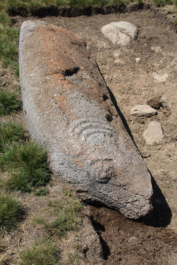 Steinstelen, sogenannten Vischaps oder Drachensteinen, zeigen Fische oder Widderfelle oder eine Kombination aus beiden. Es gibt sie in dieser Form nur in den Bergen des Südkaukasus und der Osttürkei.