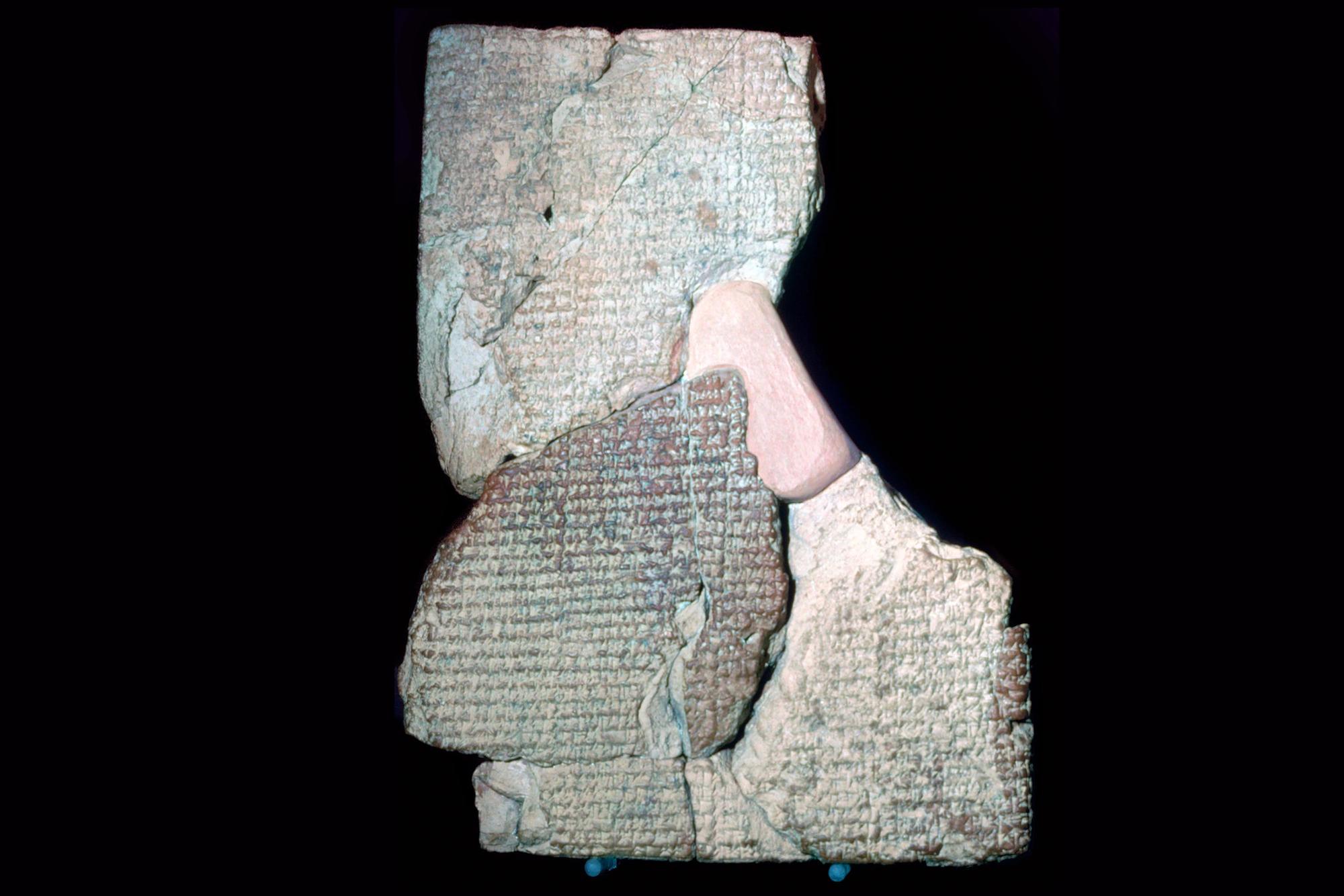 Überlieferung auf Tontafeln. Die babylonische Geschichte der Flut.