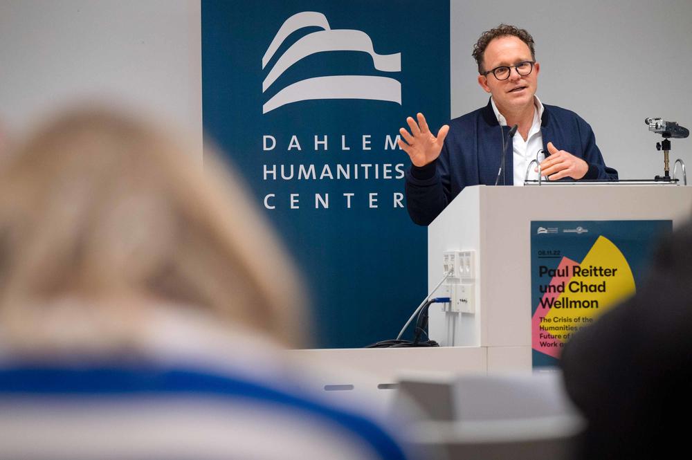 Geisteswissenschaften in den USA. Chad Wellmon von der University of Virginia war Gastredner bei der Jubiläumsfeier.