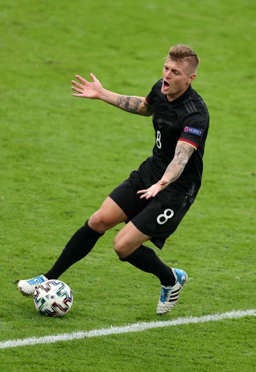 Real-Madrid-Profi Toni Kroos auf dem Spielfeld