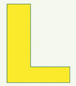 Mit einem geraden Schnitt in zwei gleich große Teile zerlegen