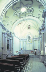 Innenansicht der Kapelle Etzatlán in der Provinz Jalisco, Mexiko.