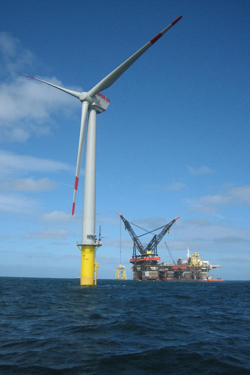 Energiereserve der Zukunft: Auch mithilfe von WIndkraft möchte die Bundesregierung bis 2020 die Treibhausgasemission in Deutschland um 40 Prozent gegenüber dem Jahr 1990 senken.