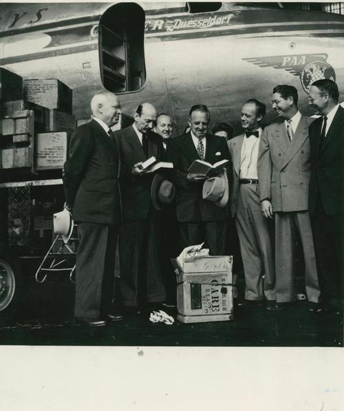 American universities donated books and periodicals to Freie Universität.