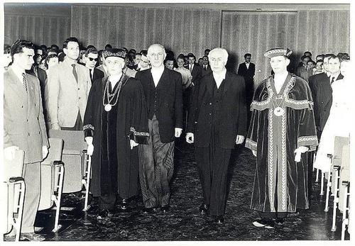 Joint matriculation ceremony of Freie Universität and Technische Universität in Dahlem