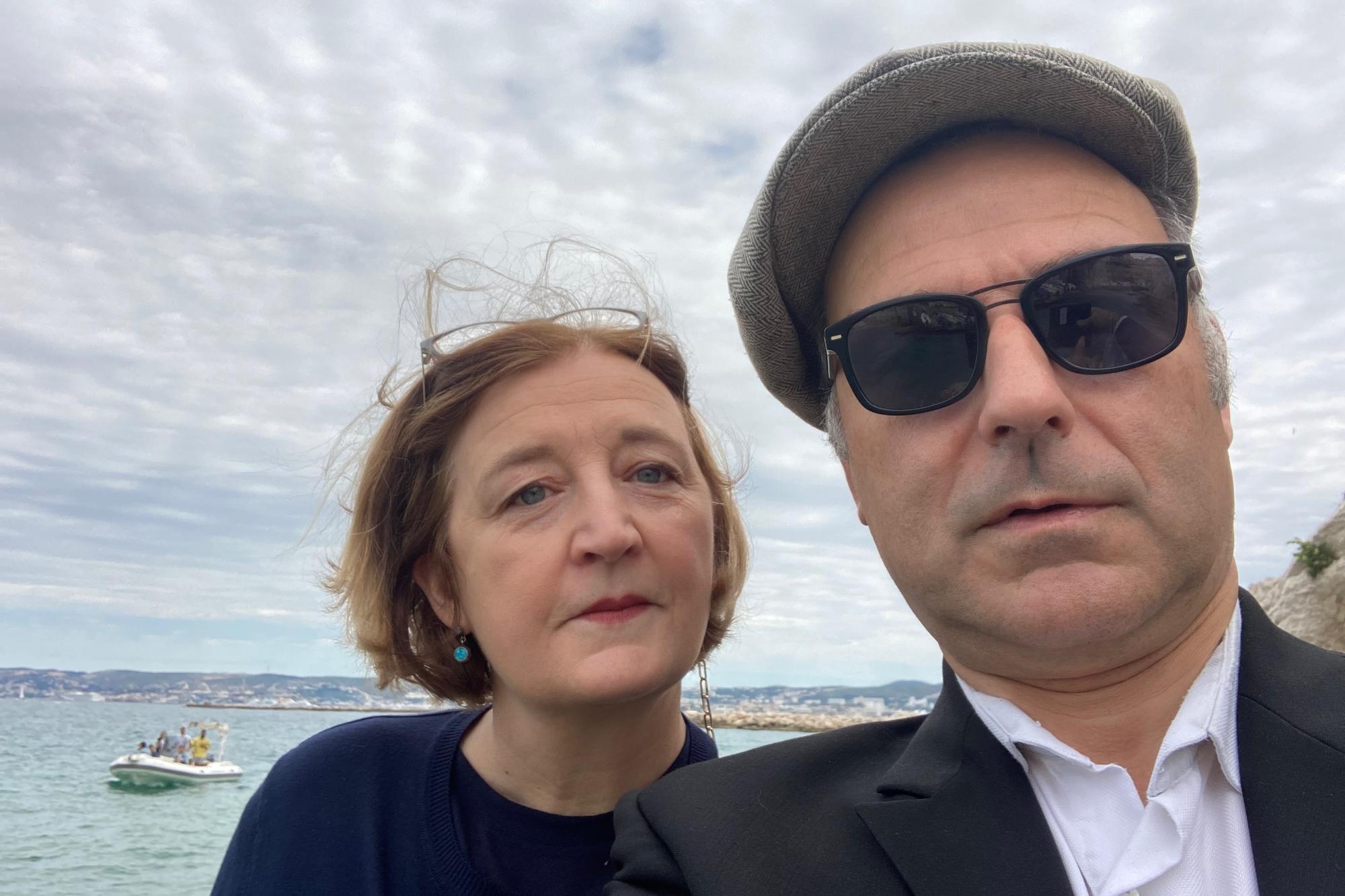 Robert Germar with his wife who is also an alumna of Freie Universität