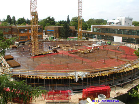 Die Baustelle im Juni 2002