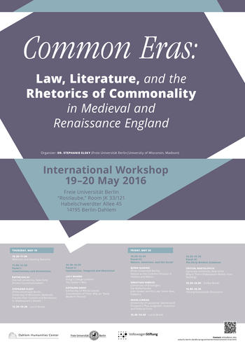 Workshop: Common Eras