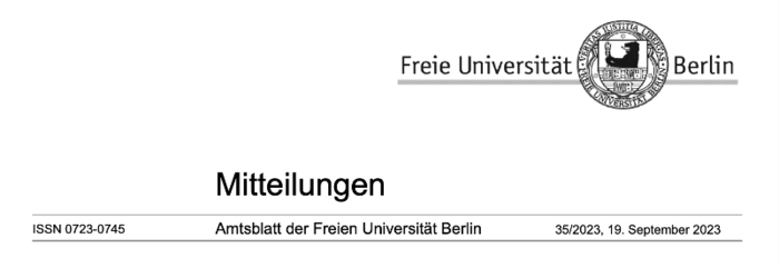 Studien- und Prüfungsordnung